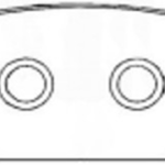 pastilla embrague 90x55x4.8 mm (izq der)(g 2)