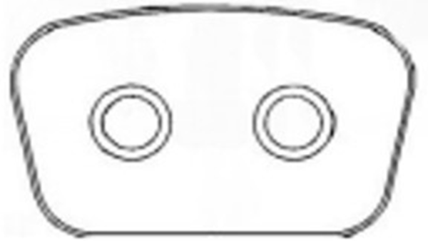 pastilla embrague 90x55x4.8 mm (izq der)(g 2)