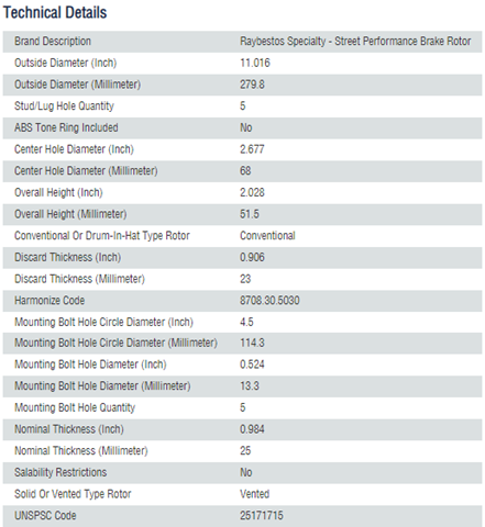 discos freno bendix mazda cx3 280mm