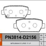 past. freno bramax mitsubichi eclipse cross (p)