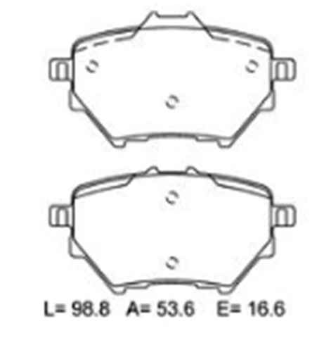 past. freno bramax haval / dongfeng partner (p)