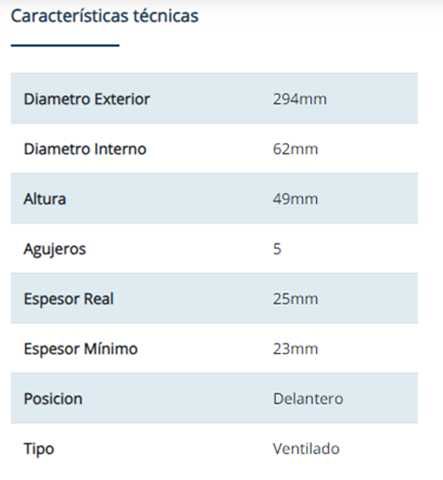disco de freno fmx chev vitara sz bd 4803