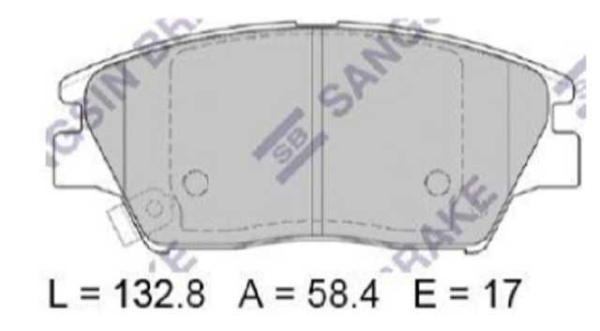 past. freno sangsin sangyong tivoli