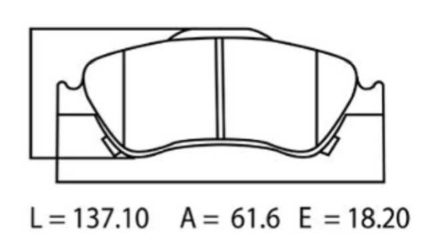 past. freno bramax toyota corolla (ven)
