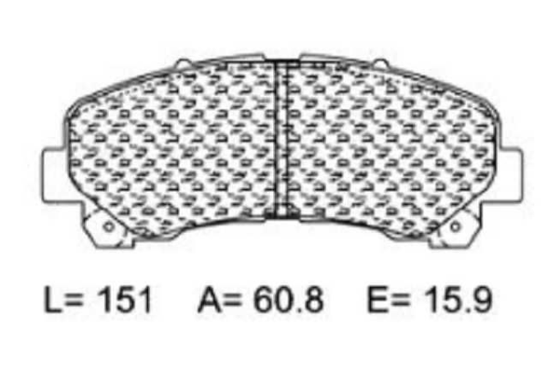 past. freno brembo dmax d1677 d1736 colorado d1677 8906