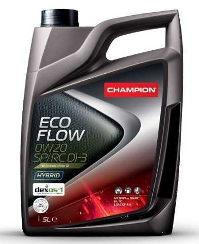 aceite champion 0w20 eco flow api sp/rc (5lt)(4/5lt)(full sintetico/auto)