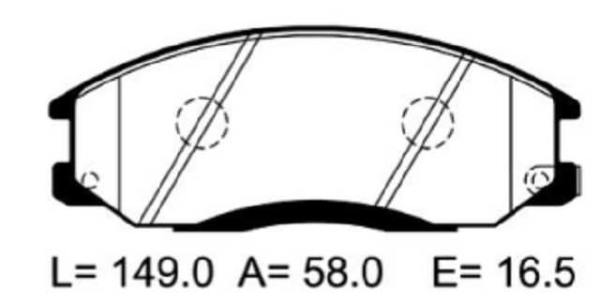 past freno ls santa fe hyundai h1 sangyong kyron sp 1115