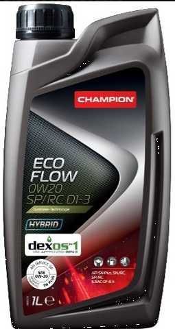 aceite champion 0w20 eco flow api sp/rc d1 3 gf 6a 1lt12/1ltfull sintetico/auto