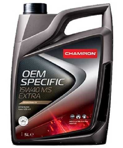 aceite champion 15w40 oem specific api ck 4/sn acea e9 (5lt)(4/5lt)(mineral/auto)