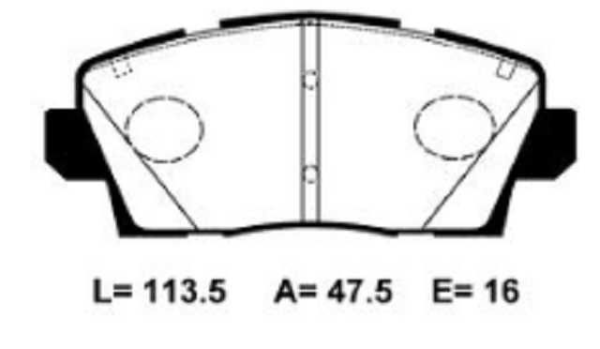 past. freno bramax kia picanto r (new) 114 mm 