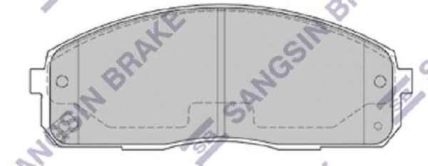 past. freno sangsin hyundai porter 2.5 diesel camion 1.7 tons del d1520