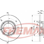 disco de freno fmx chev spark bd 4392