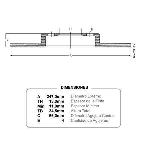 discos fremax (d)(s)(4h)(248) xsara peug 206 1 4