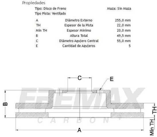 discf (d)(v)(5h)(255) prius 4g (17 )