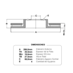 discos fremax (d)(v)(4h)(266) xantia xsara picasso peug 206 1 6 305 306 2 0 (94 00) 405