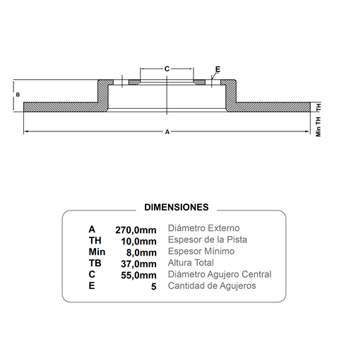discf (p)(s)(5h)(270) corolla (08 )