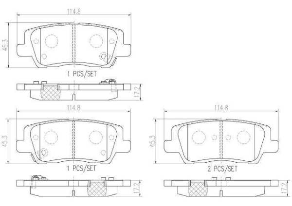 past. freno brembo (p) camaro 6.2 (16 ) d1659