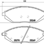 past. freno brembo (d) spark gt beat d1590