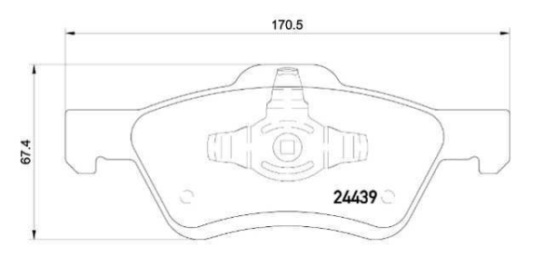 past. freno brembo (d) escape (07 12) tribute (06 09) d1047 7950, d1047 8445