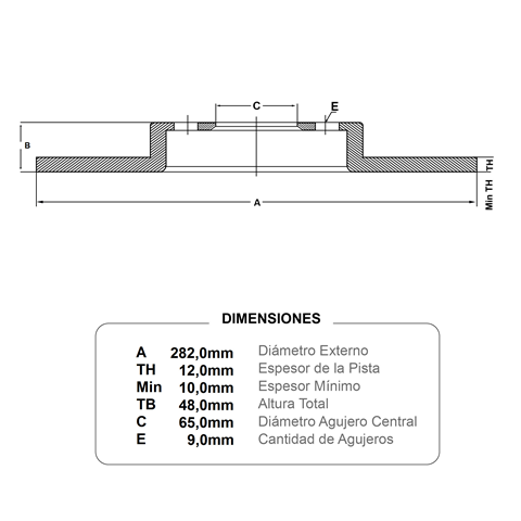 discf (p)(s)(9h)(282) tiguan 2012