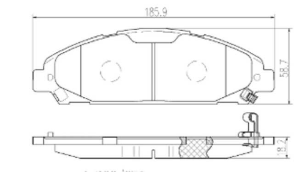 past. freno brembo (d) mustang (15 20) d1791 9020