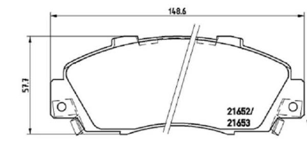 past. freno brembo (d) accord (92 02) crv (97 01) prelude (93 01) d503 7382