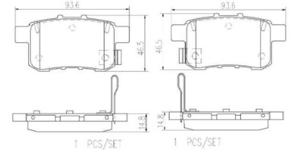past. freno brembo (p) accord (08 12) d1336 8447, d1451 8447, d1451 8711