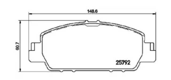 past. freno brembo (d) accord (13 17) hrv (16 19) d1654 8883 d1654 8883