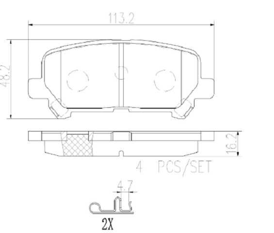 past. freno brembo (p) pilot (07 14) trail blazer (18 ) d1281 8397, d1585 8397
