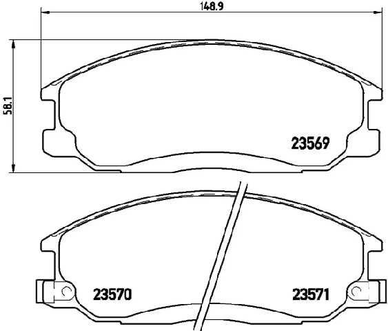 past. freno brembo (d) santa fe ( 07) terracan zotye t 600 dorcen g60 d864 7739, d864 7792, d903 7781
