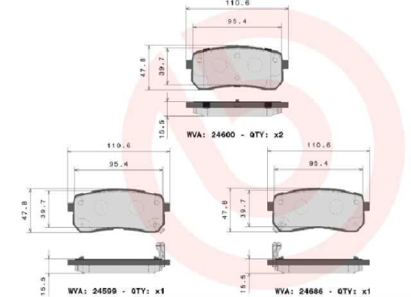 past. freno brembo (p) veracruz grand carnival (08 15) h1 tq sorento d1963 9188
