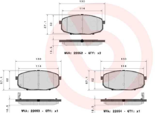 past. freno brembo (d) i30 carens ii (07) cerato forte d2035 8505, d2094 8505