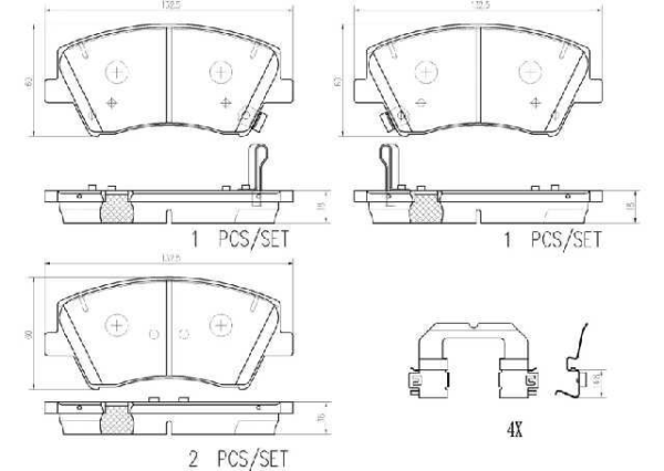 past. freno brembo (d) ioniq niro d1912 9143