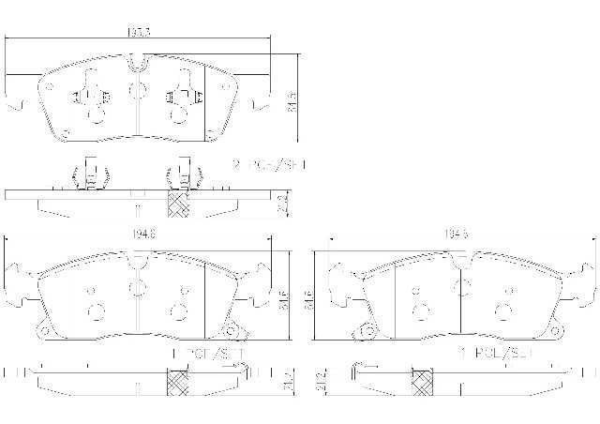 past. freno brembo (d) past (d) w166 clase m y g maserati
