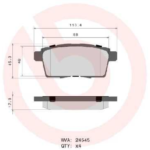 past. freno brembo (p) edge (07 10) cx7 (07 12) cx9 (07 17) d1259 8378, d1259 8807