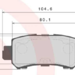 past. freno brembo (p) cx5 (13 15) cx3 (16 18) d1624 8837
