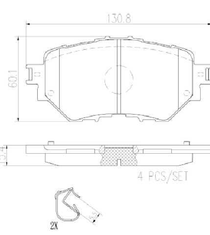 past. freno brembo (d) mazda 3 (14 17) d1759 8987