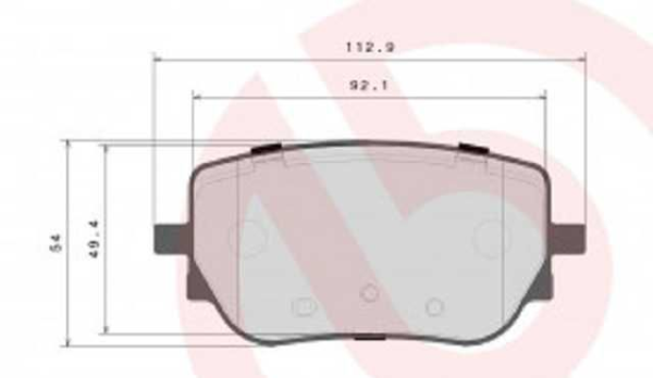 past. freno brembo (p) c118 cla (19 23) clase a w177 (19 23) gla h247 d2271 9511