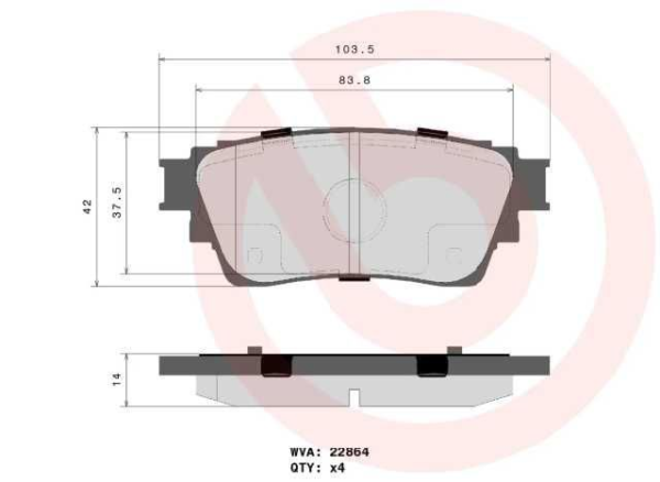 past. freno brembo (p) eclipse cross (19 22) outlander (17 ) d2135 9372