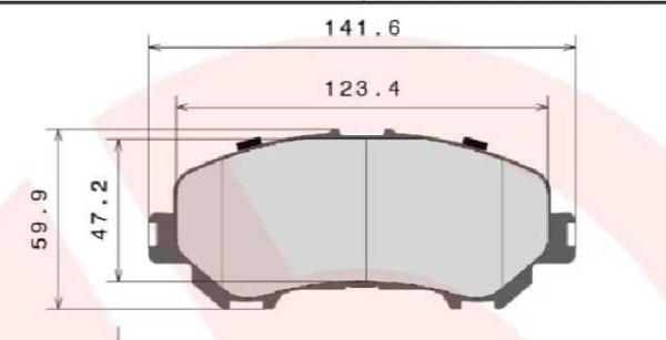 past. freno brembo (d) qashqai ii j11 rogue (2 filas de asientos) (15 d1737 8449
