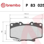 past. freno brembo (d) hilux 4x4 4runner (92 01) foday lion f22 d502 7298, d611 7298