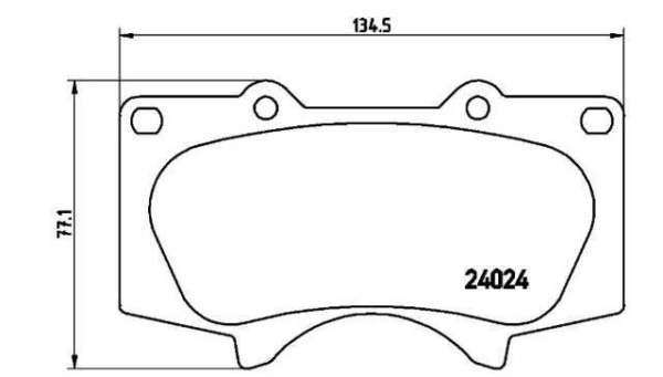 past. freno brembo (d) fj cruiser fortuner 4runner (04 11) hilux srs d976