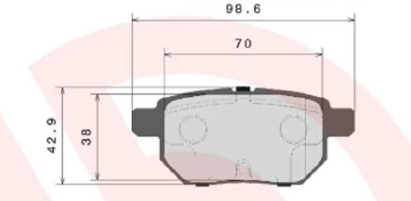 past. freno brembo (d) corolla japones (08 12) rav4 (06 18) le d1210 8330