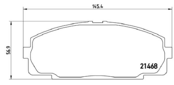 past. freno brembo (d) hiace (05 ) jinbei golden dragon view c2 cs2 v d1344 8455