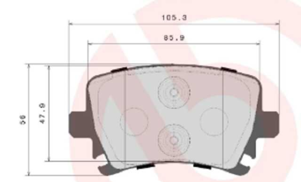 past. freno brembo (p) jetta (07 09) golf (07) passat (08 09) changan d1108 8213