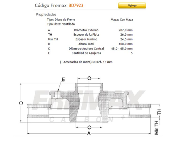 discf ford (d)(v)(5h)(287) explorer 4x2 ranger 4x2