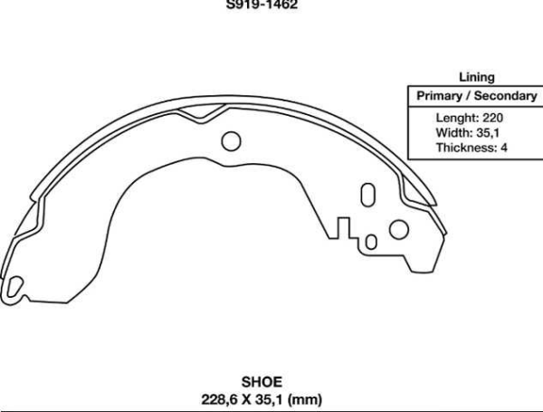 zapata freno xtender sentra se sport b16