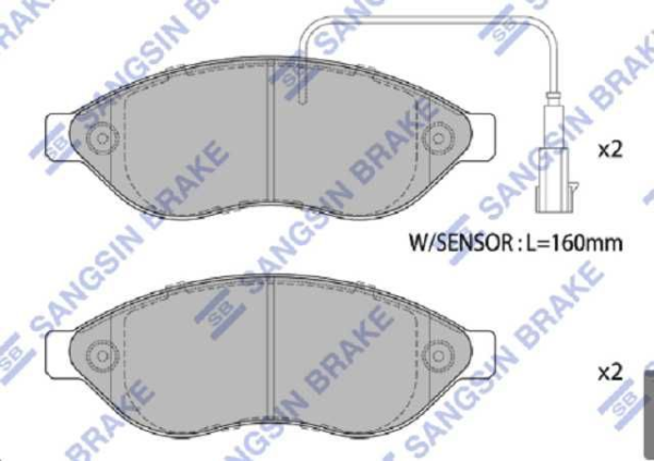 past freno sangsin citroen jumper furgoneta (06 ) peugeot boxer