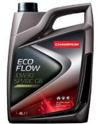 aceite champion 10w30 eco flow api sp/rc gf 5 4lt4/4ltfull sintetico/auto