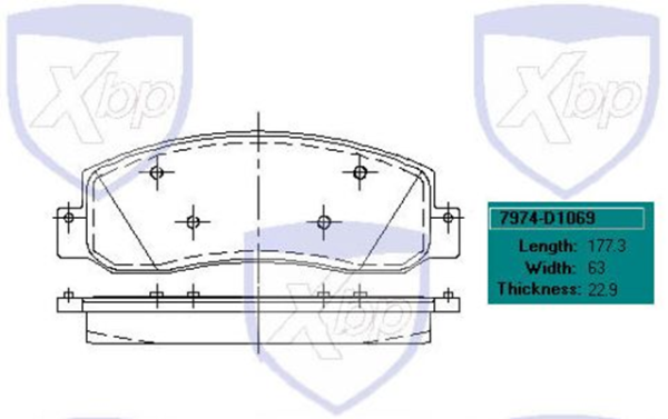 past. freno xtender (d) f250 (06 07) f350 (06 07) toano